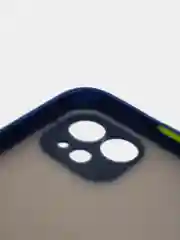 Темно-синий чехол для iPhone "Matt", айфон 6 6s 7 8 Plus SE X Xs XR 11 12 Pro Max mini
