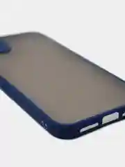 Темно-синий чехол для iPhone "Matt", айфон 6 6s 7 8 Plus SE X Xs XR 11 12 Pro Max mini