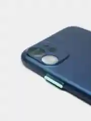 Синий ультратонкий чехол "SLIM" для iPhone, айфон 6/6s 7/8 Plus XR 11 XS 12 PRO mini