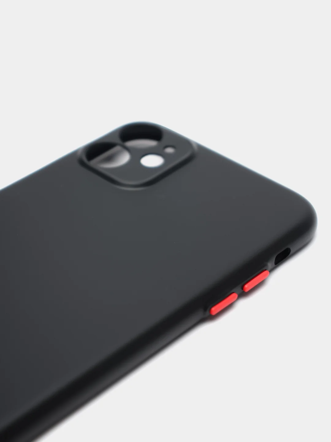Черный ультратонкий чехол "SLIM" для iPhone, айфон 6/6s 7/8 Plus XR 11 XS 12 PRO mini