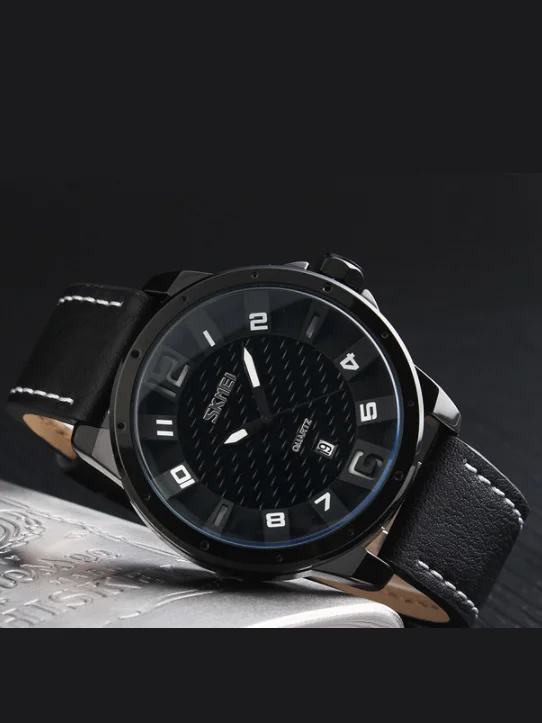 Белый часы наручные мужские Skmei 9150