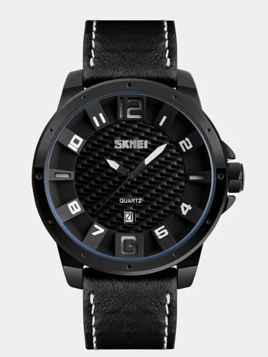 Белый часы наручные мужские Skmei 9150