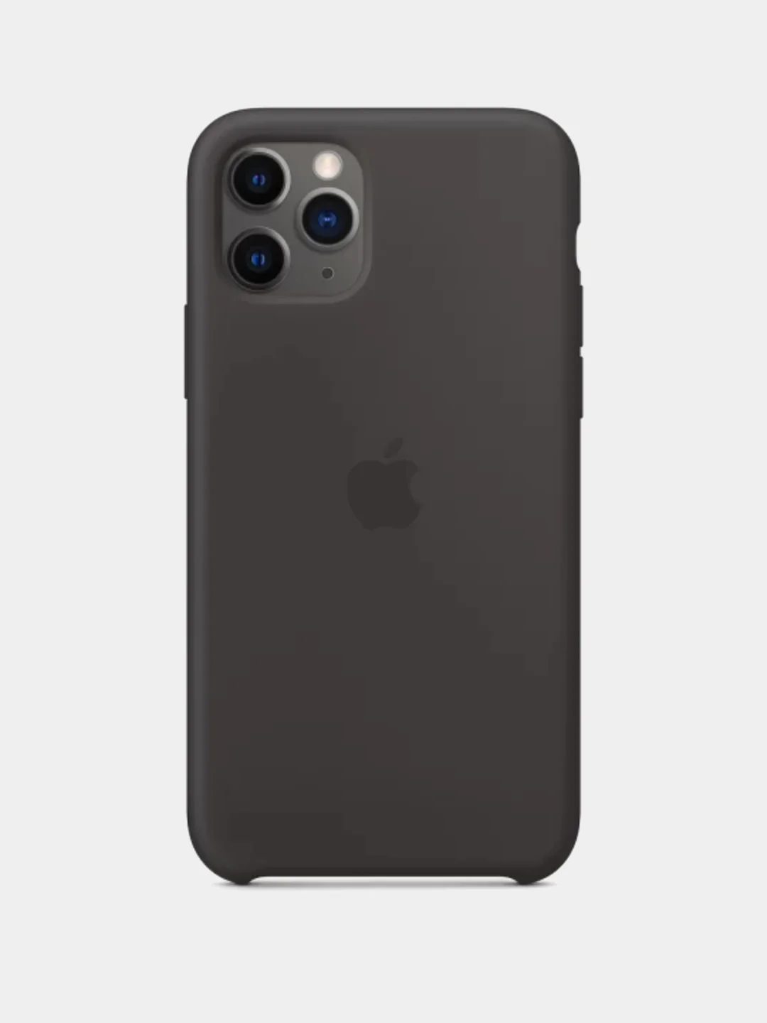 Черный чехол Silicone Case для iPhone 11 Pro Max