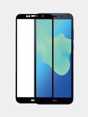 Защитное стекло 21D Huawei Y5 2018, c набором для поклейки