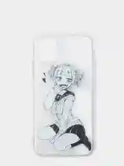 Белый чехол аниме манга "Моя геройская академия" для iPhone 6/6s 7/8 Plus XR 11 XS 12 13