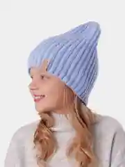 Голубой вязаная шапка для девочки HiBy