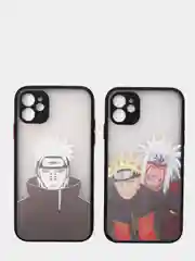 Алый чехол аниме манга "Наруто" для IPhone 6/6s 7/8 Plus XS 11 XR 12 Pro mini 13 Pro