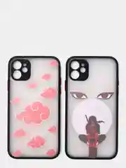Алый чехол аниме манга "Наруто" для IPhone 6/6s 7/8 Plus XS 11 XR 12 Pro mini 13 Pro