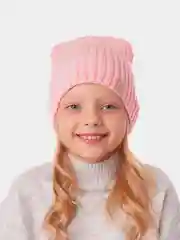 Розовый вязаная шапка для девочки HiBy