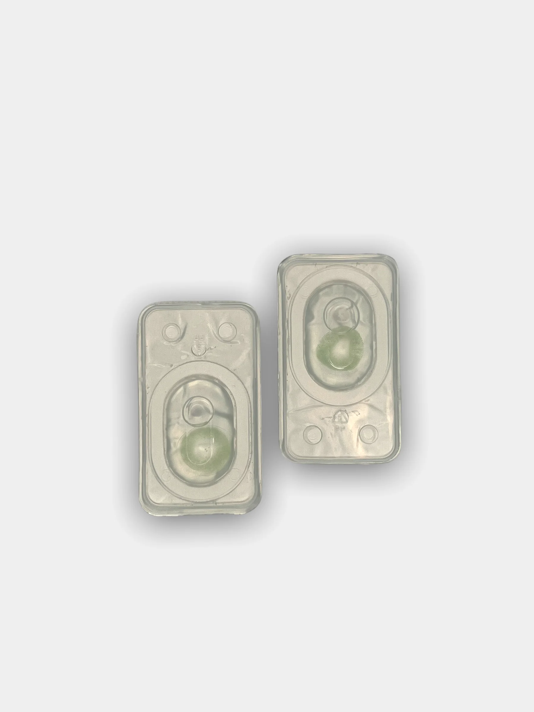 Лайм цветные контактные линзы FreshTone, 2 шт., 0.00, на месяц ношения