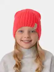 Коралловый вязаная шапка для девочки HiBy
