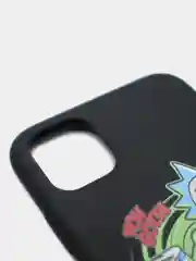 Красный чехол мультик "Рик и Морти" для IPhone 6/6s 7/8 Plus XR 11 XS 12 mini 13 Pro