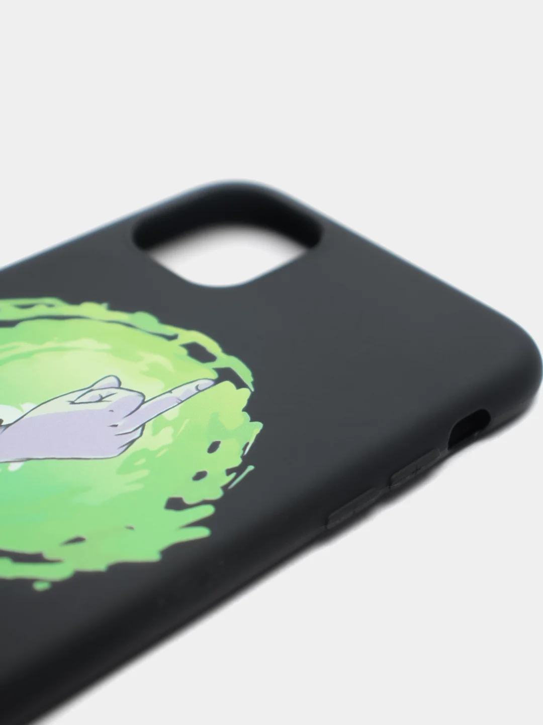 Салатовый чехол мультик "Рик и Морти" для IPhone 6/6s 7/8 Plus XR 11 XS 12 mini 13 Pro