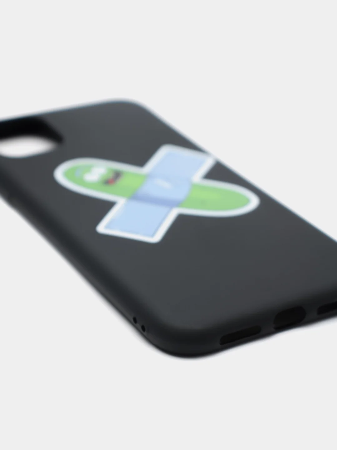 Серый чехол мультик "Рик и Морти" для IPhone 6/6s 7/8 Plus XR 11 XS 12 mini 13 Pro