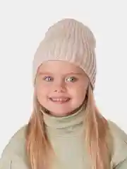 Вязаная шапка для девочки HiBy