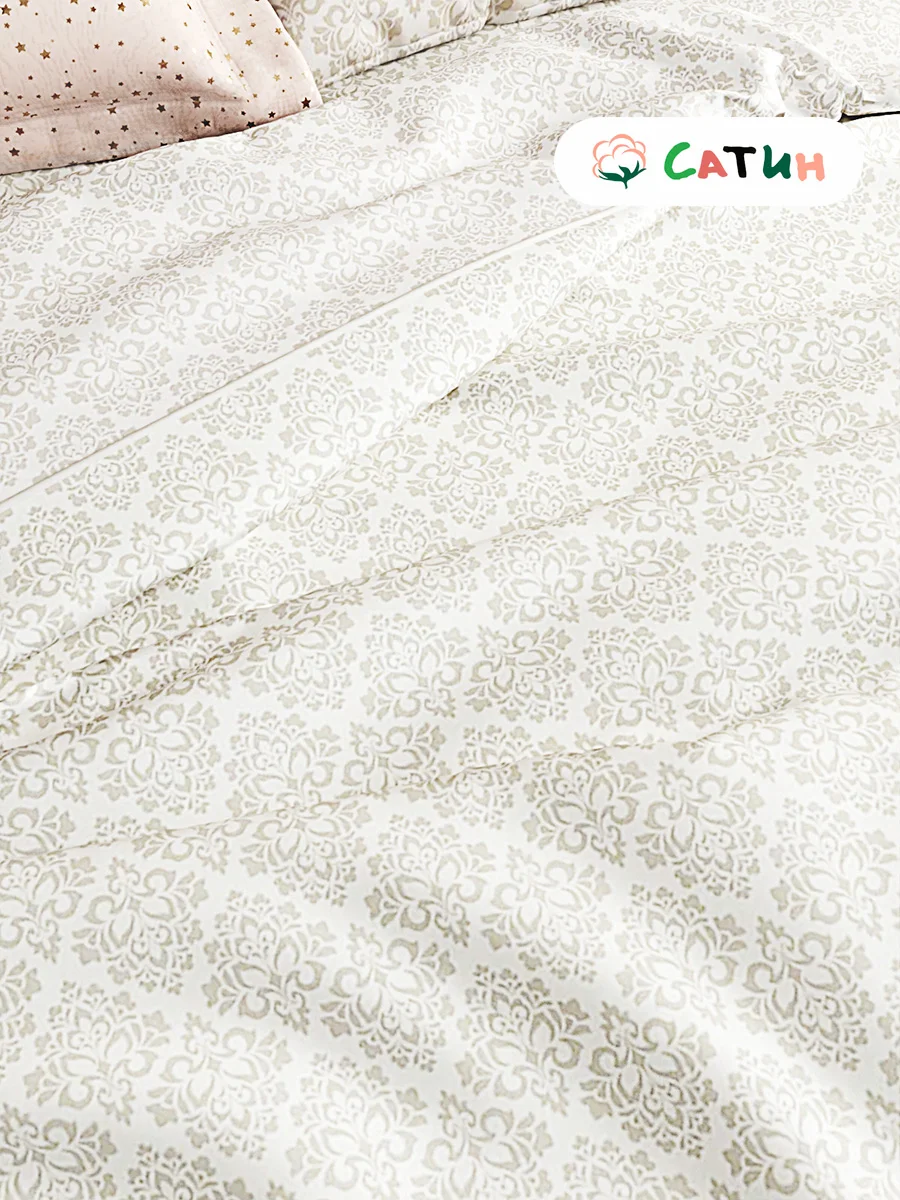 Простынь на резинке Milky Garden "Classic сатин" 90х200, 120х200, 140х200, 160х200 180х200