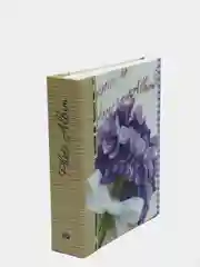 Багровый фотоальбом на 200 фото "Цветы" Image Art