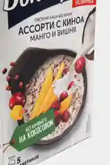 Каша овсяная БЫСТРОВ, с киноа, манго и вишней, 175 г, 5 пакетиков