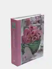 Желтый фотоальбом на 200 фото "Цветы" Image Art