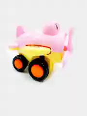 Розовый игрушка инерционная
