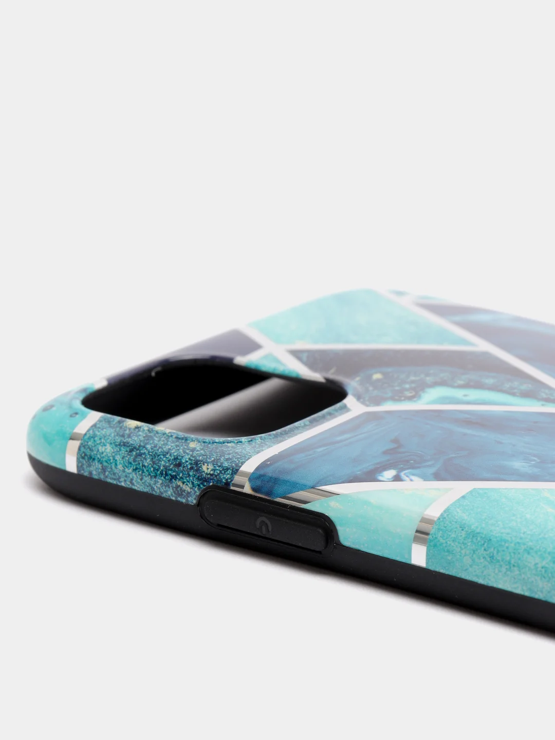 Серебряный чехол для iPhone 11, 12, 13 Pro, XR, XS, X, 11 Pro Max, мраморный, противоударный