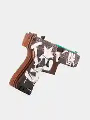 Деревянный пистолет Глок 18 (Glock 18)v1.6 Пустынный Повстанец (резинкострел) КС ГО/CS GO