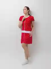 Красный халат на замке