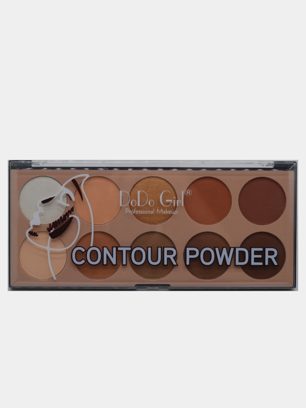 Палетка для скульптурирования Contour Powder Do Do Girl, 10 цветов