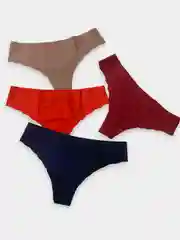Бесшовные женские трусы-стринги