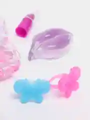 Серебряный набор детской косметики