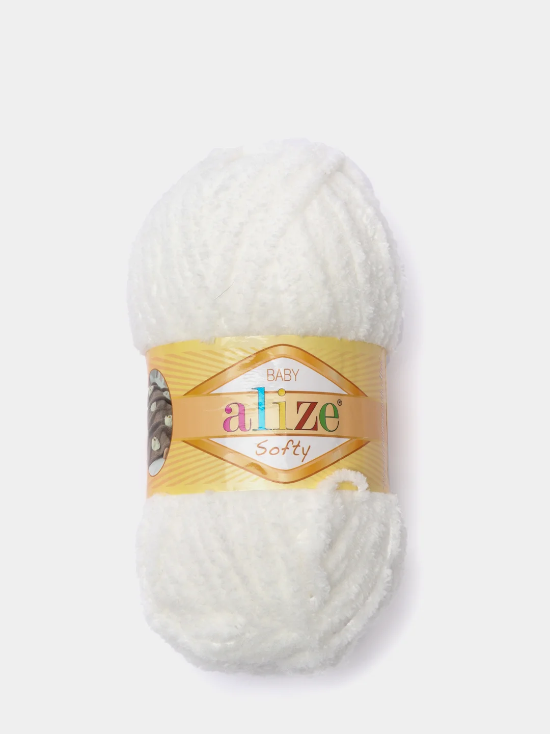 Белый пряжа Alize Softy (Ализе Софти)