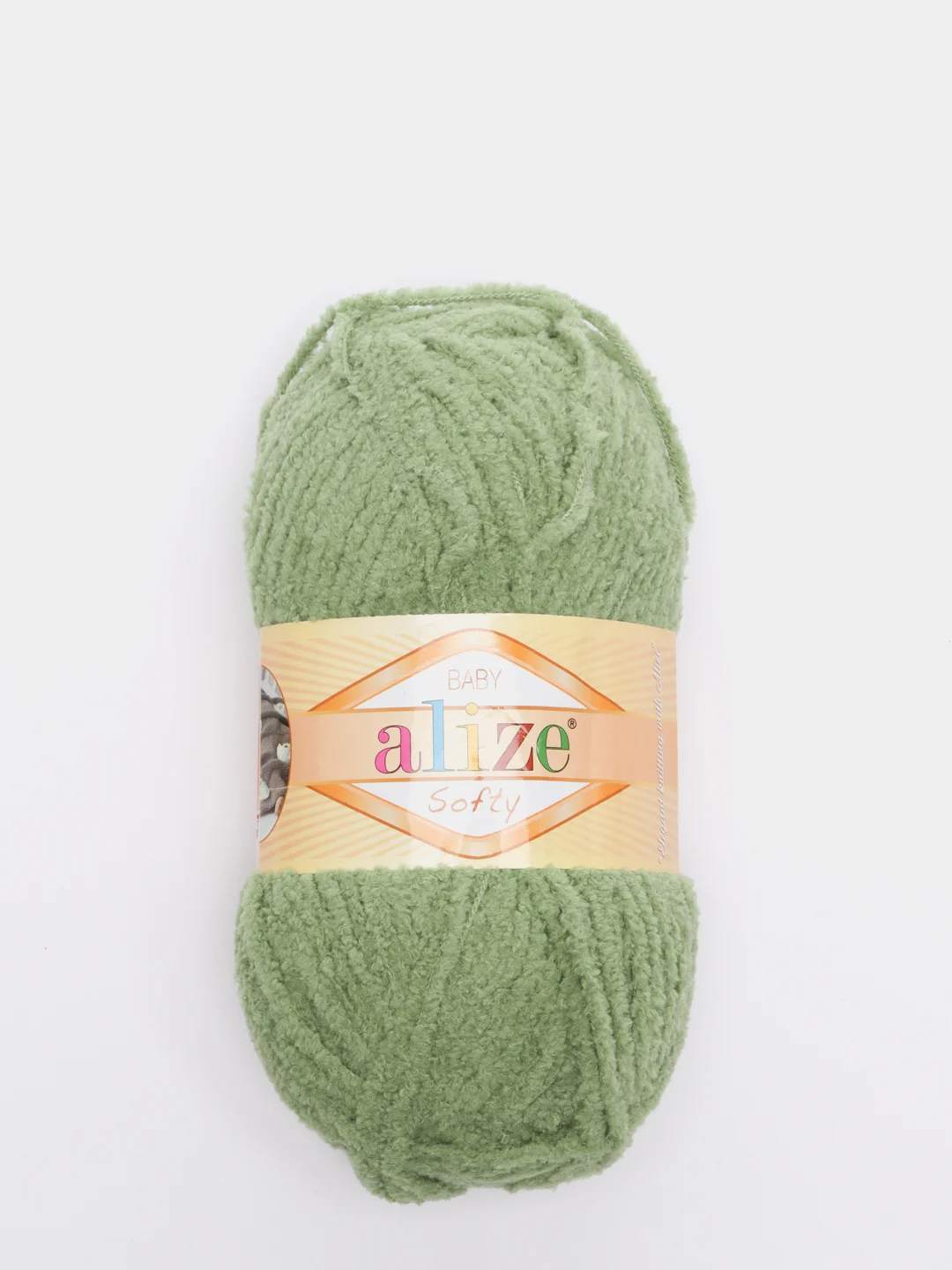 Зеленый пряжа Alize Softy (Ализе Софти)