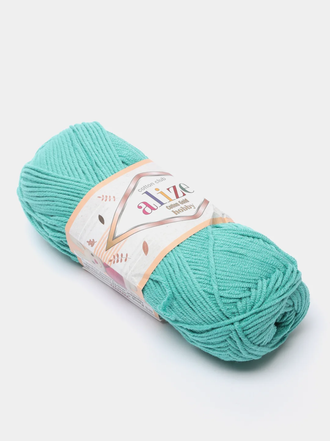 Бирюзовый пряжа Alize Cotton Gold Hobby ( Ализе Коттон Голд Хобби)