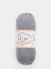 Серый пряжа Alize Cotton Gold Hobby ( Ализе Коттон Голд Хобби)
