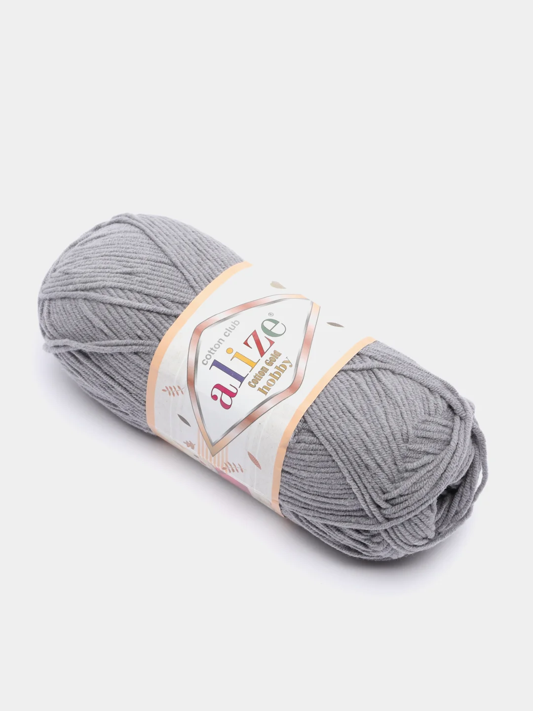 Серый пряжа Alize Cotton Gold Hobby ( Ализе Коттон Голд Хобби)