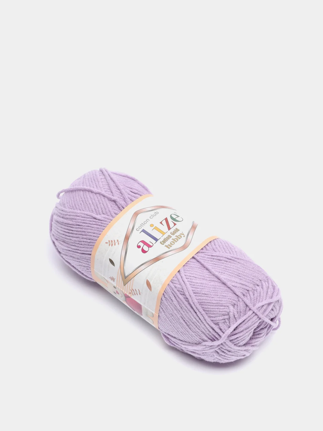Лавандовый пряжа Alize Cotton Gold Hobby ( Ализе Коттон Голд Хобби)