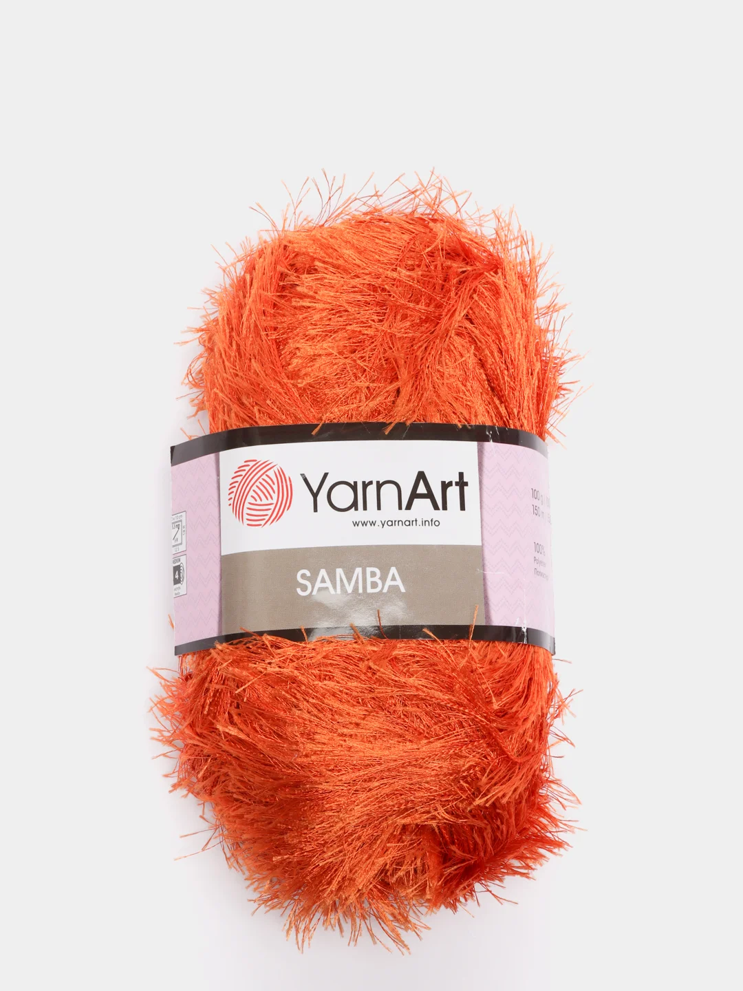 Оранжевый пряжа YarnArt Samba (ЯрнАрт Самба)