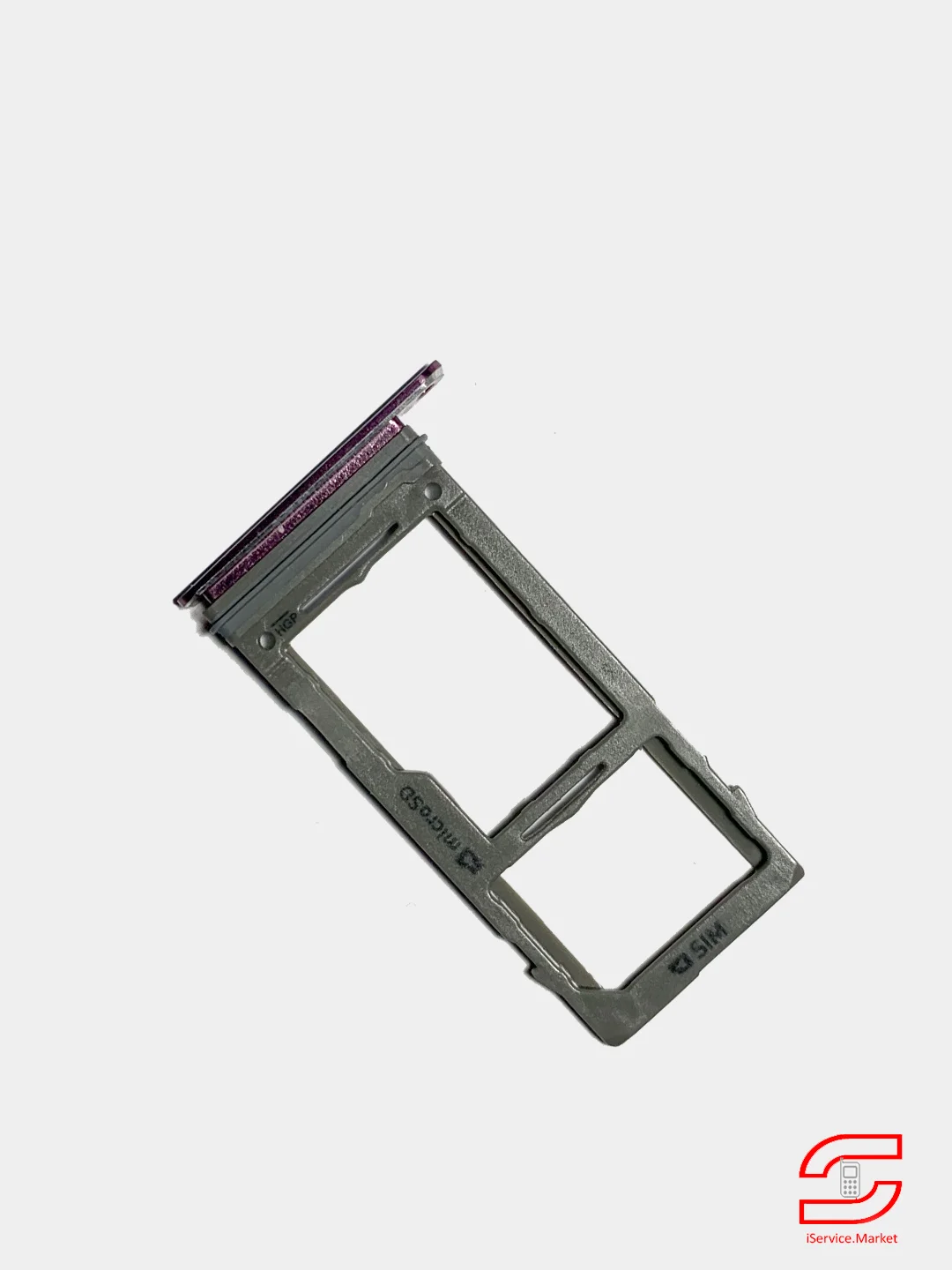 Фиолетовый контейнер SIM / Держатель сим карты / Сим лоток / для Samsung S9 / G960f