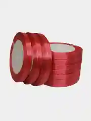 Алый лента атласная 0,6 см 22 м