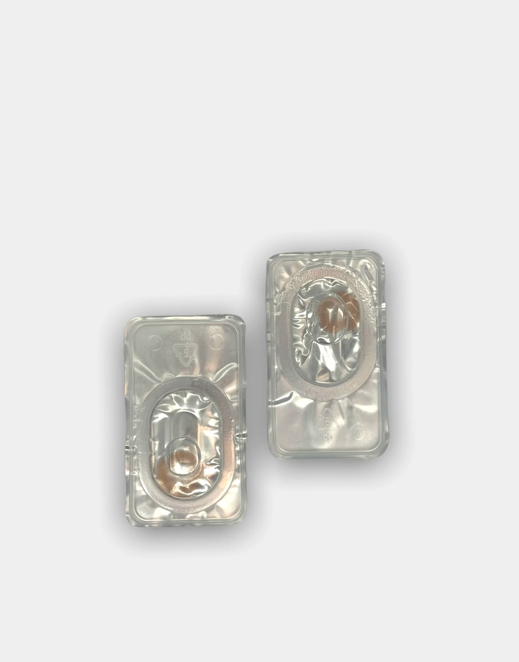 Коричневый цветные контактные линзы FreshTone, 2 шт., 0.00, на месяц ношения