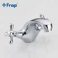 Смеситель для раковины Frap F1025 из латуни двухрычажный