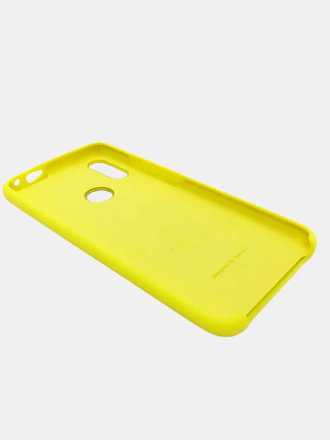 Бежевый меланж чехол силиконовый Silicone Cover Case для Xiaomi Redmi 7, Mi Play