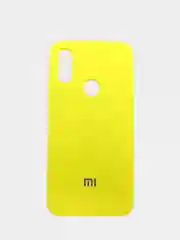 Желтый чехол силиконовый Silicone Cover Case для Xiaomi Redmi 7, Mi Play