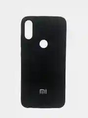 Черный чехол силиконовый Silicone Cover Case для Xiaomi Redmi 7, Mi Play