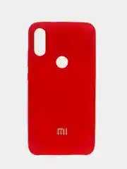 Красный чехол силиконовый Silicone Cover Case для Xiaomi Redmi 7, Mi Play