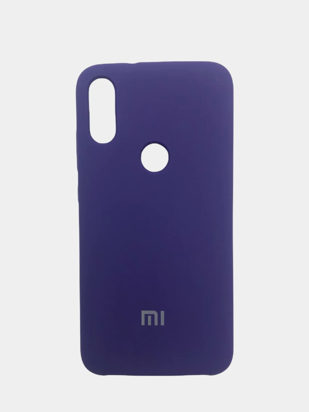 Индиго чехол силиконовый Silicone Cover Case для Xiaomi Redmi 7, Mi Play