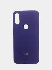 Индиго чехол силиконовый Silicone Cover Case для Xiaomi Redmi 7, Mi Play