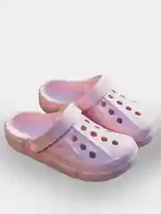 Розовый сабо женские