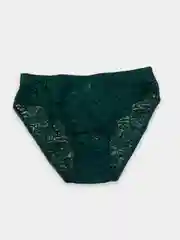 Зеленый женские гипюровые трусы
