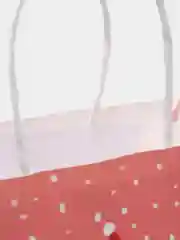 Кораллово-розовый пакет подарочный Новый год, 22 х 22 х 11 см, 17 видов